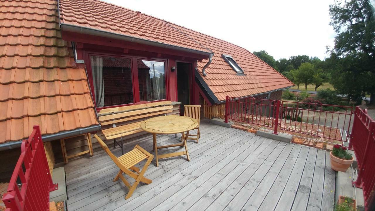 Ziegeleihof Inmitten Von Wiesen Und Waeldern Degenershausen ภายนอก รูปภาพ